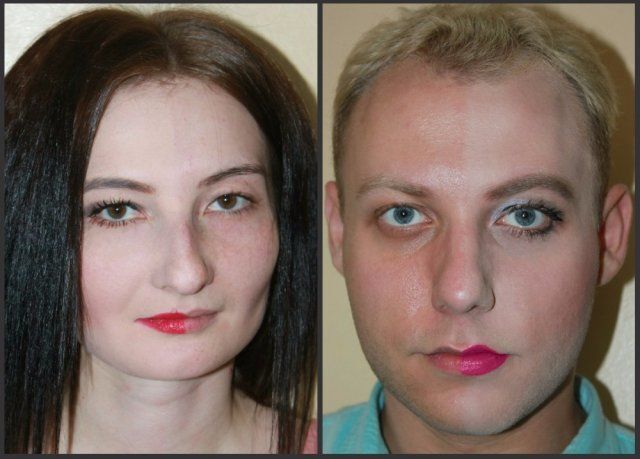 Флешмоб "Сила макіяжу" докотився і до України: фото красивих половинок