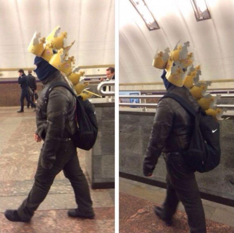  Самые яркие модники петербургского метро: бабушки из 19 века, кокошники и ковбои