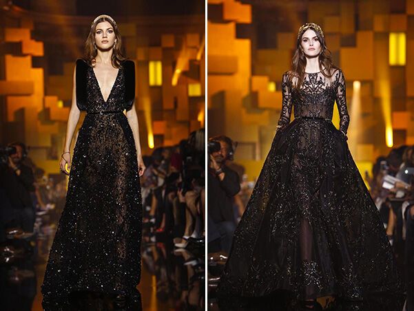 Elie Saab показал в Париже золотое свадебное платье, от которого захватывает дух