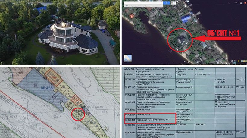 Стало известно, кому принадлежат дворцы и виллы на Трухановом острове в Киеве