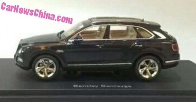 Автошпионы рассекретили внешность внедорожника Bentley по игрушке