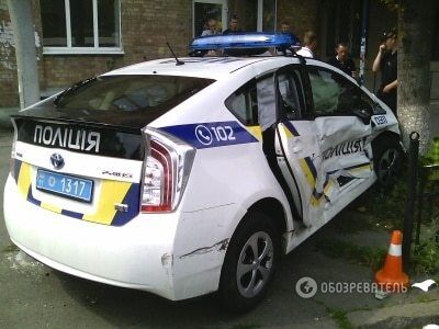 ДТП з поліцейськими в Києві: стали відомі подробиці