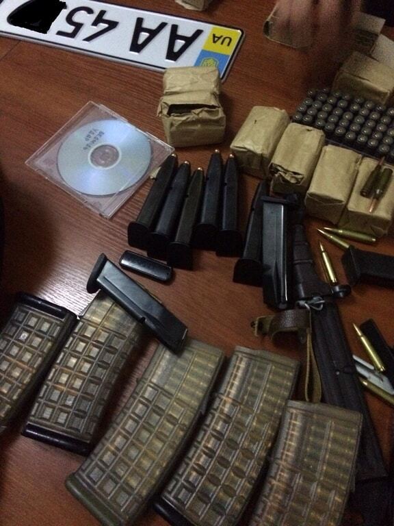 В центре Киева нашли арсенал оружия