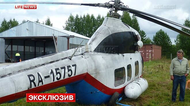 "Як пороблено". У Росії на святі звалився черговий вертоліт: фотофакт