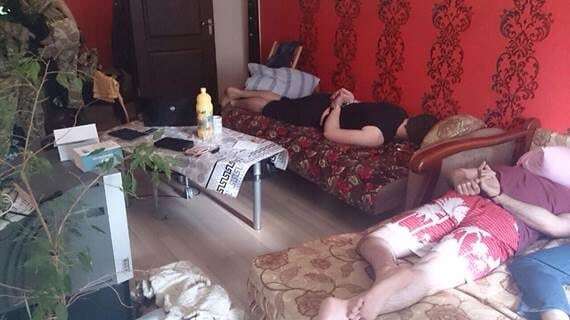 У Києві спецназ СБУ затримав п'ятьох росіян-терористів: фотофакт