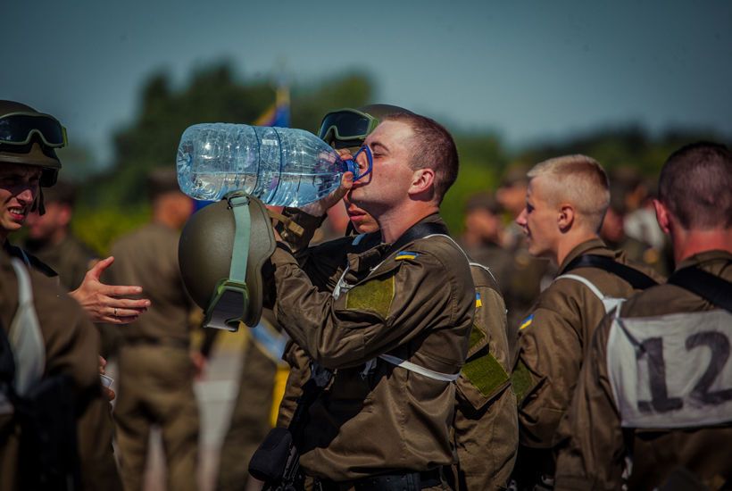 Як Нацгвардія готується до параду на честь Дня Незалежності: фото- і відеофакт