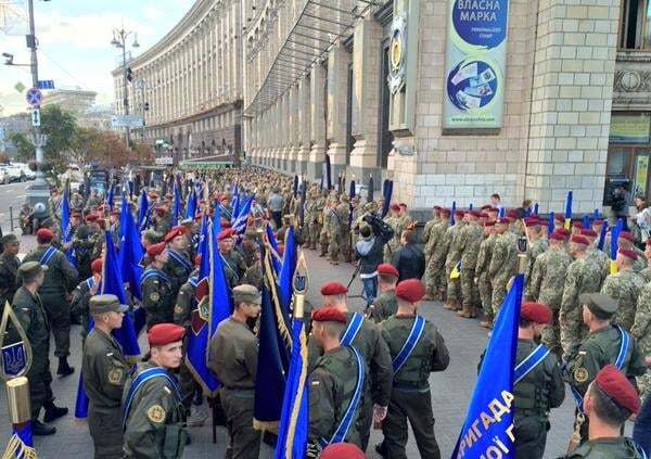 У Києві репетиція параду до Дня Незалежності: опубліковано фото і відео