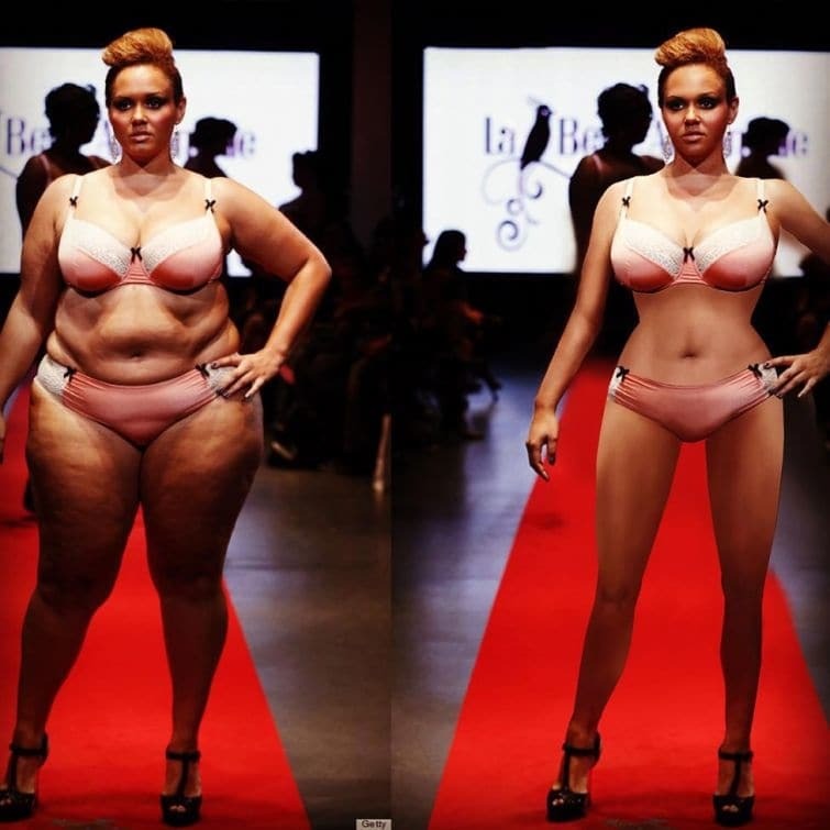 Цифровая липосакция: как похудеть с помощью фотошопа 