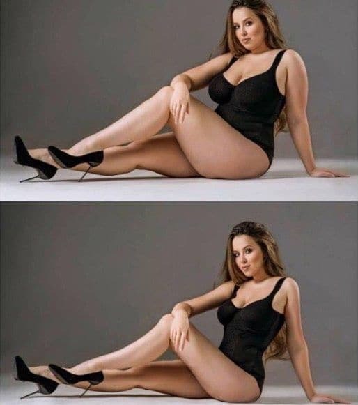 Цифровая липосакция: как похудеть с помощью фотошопа 