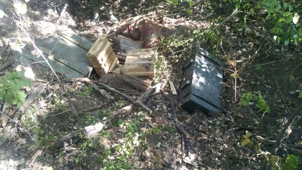 Тука показав знайдений у мирній частині Луганської області "подарунок"