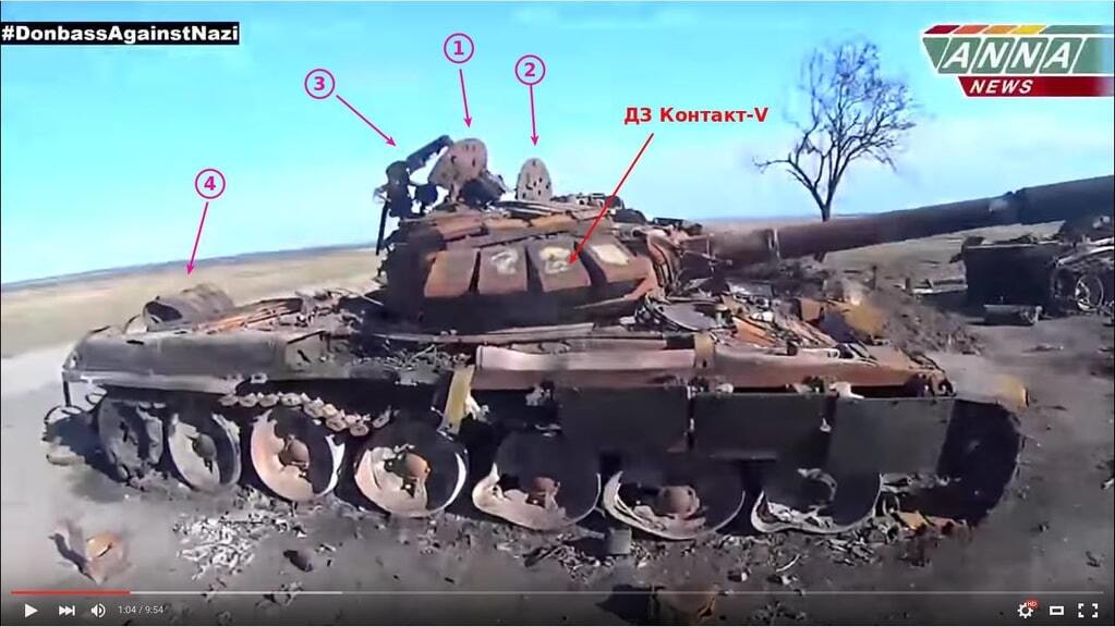 Российские наемники выдали свой уничтоженный танк за украинский: доказательства
