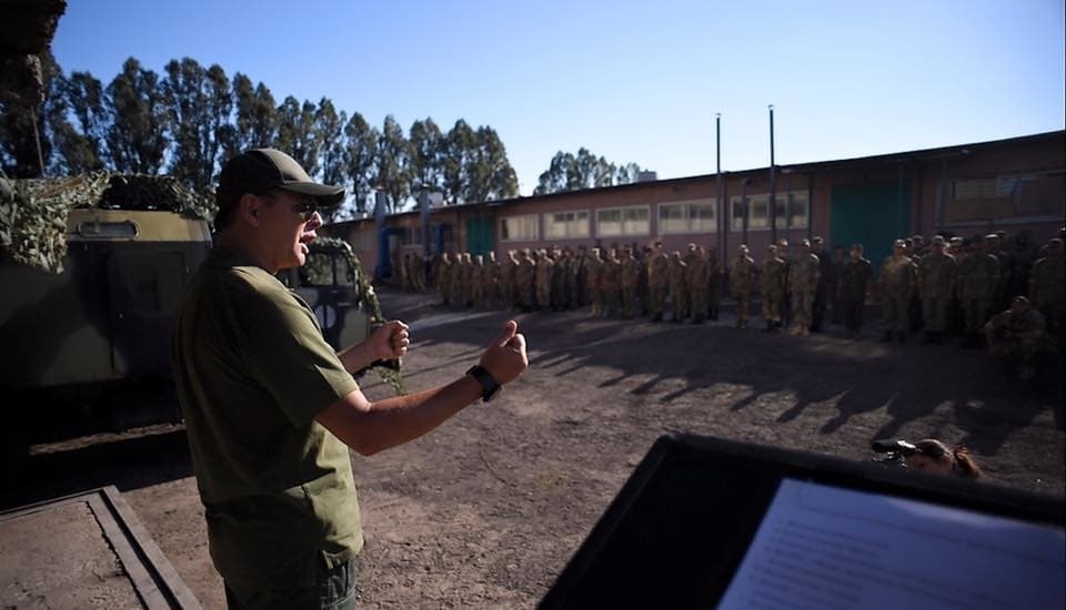 Ляшко отметил День Независимости на передовой