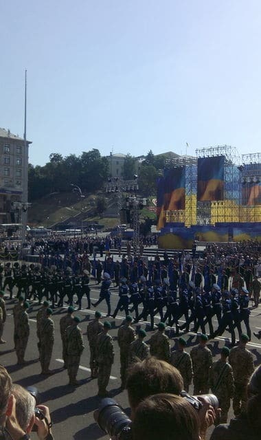 Парад Независимости: как прошел военный марш в центре Киева. Фоторепортаж 
