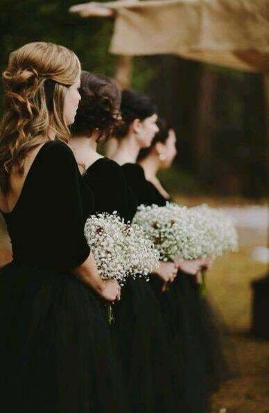 Свадьба в черном цвете – новый тренд 
