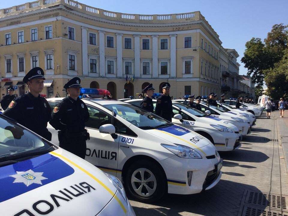 В Одессе презентовали патрульную полицию. Фотофакт