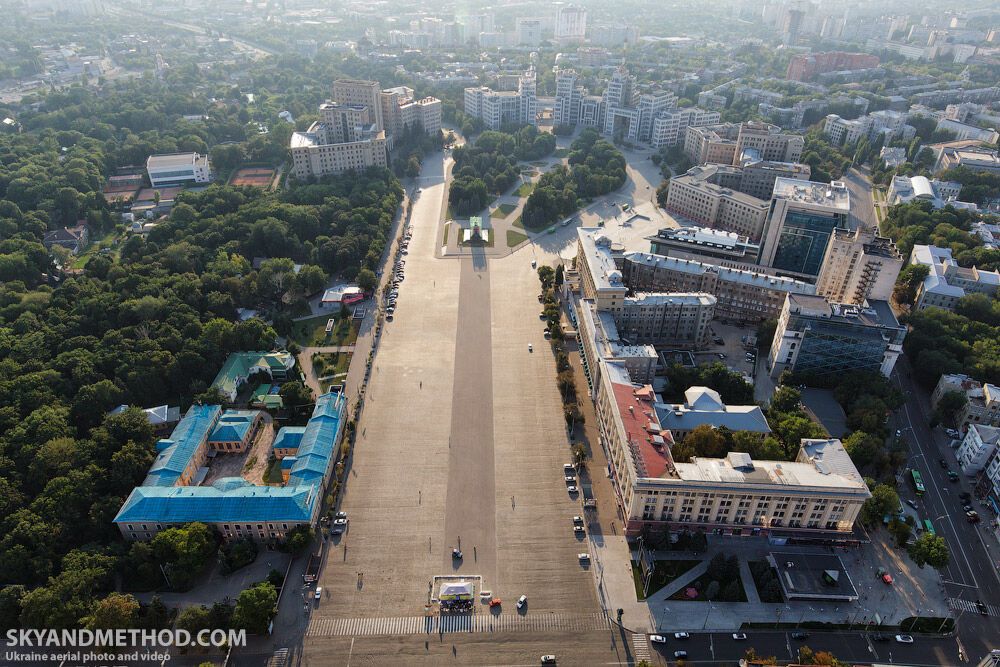 Красота Харькова с высоты птичьего полета