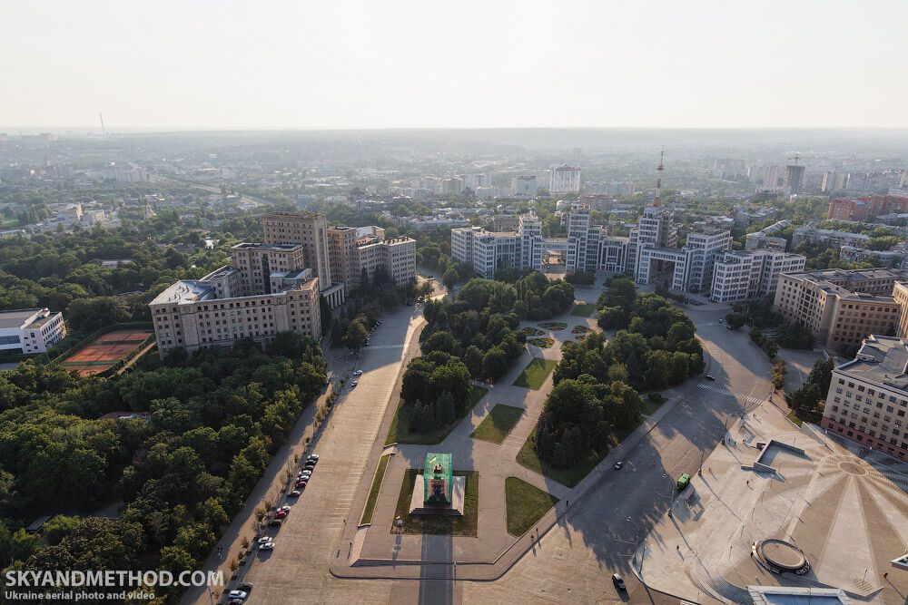 Красота Харькова с высоты птичьего полета