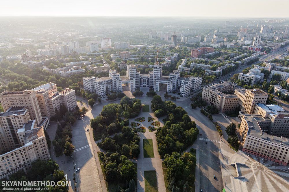 Красота Харькова с высоты птичьего полета
