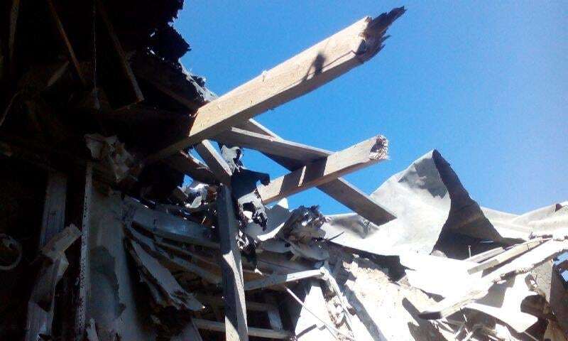 Штаб АТО показав фото знищеної терористами Авдіївки