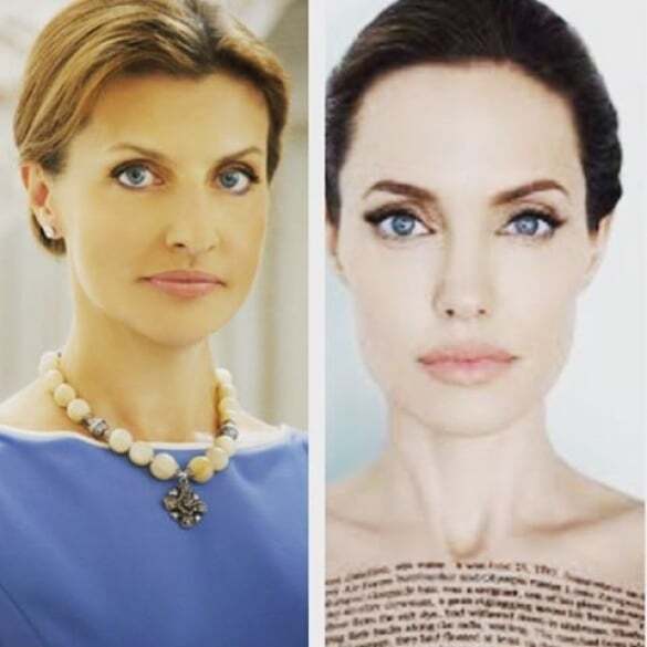 Приходько сравнила жену Президента Украины с Анджелиной Джоли
