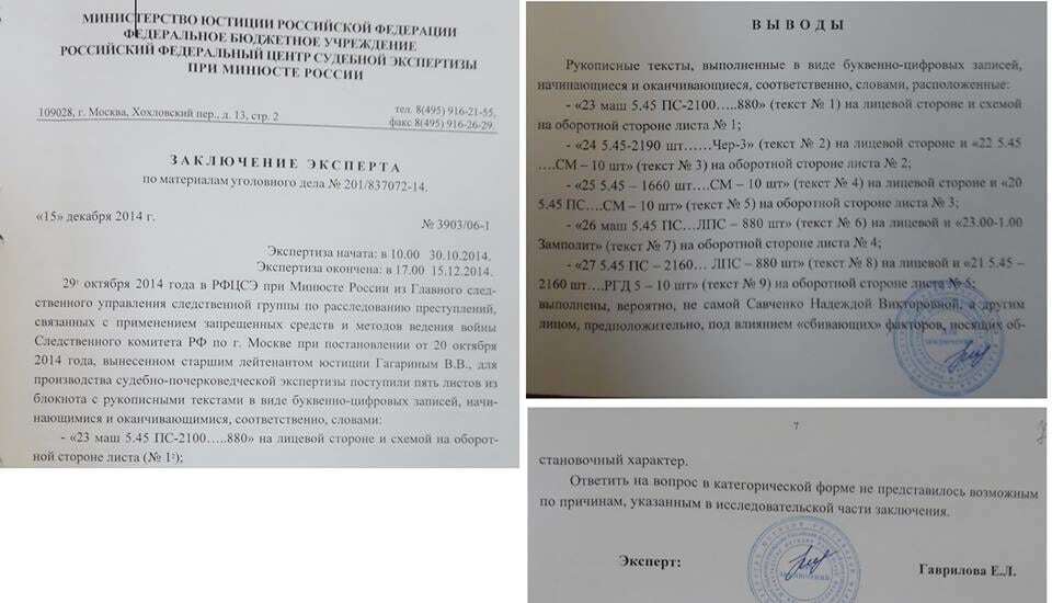 Дело Савченко: адвокат раскрыл "притянутые за уши" доказательства. Опубликованы документы