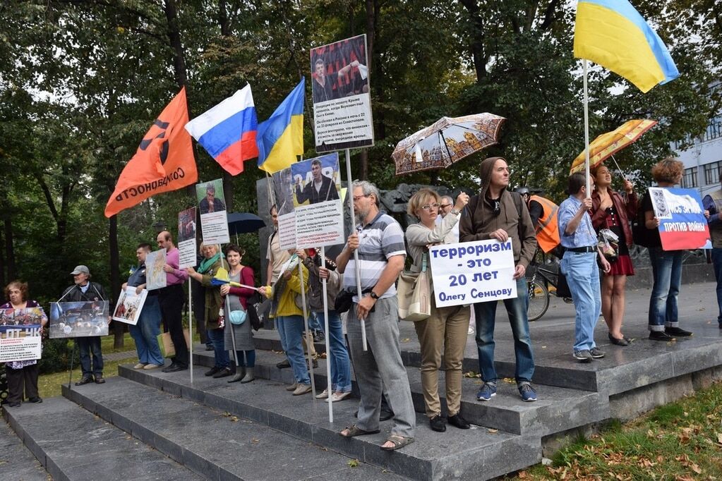 У Москві протестували проти військової агресії Росії в Україні: фотофакт
