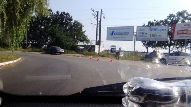 В Одессе произошло первое ДТП патрульной полиции: фото аварии