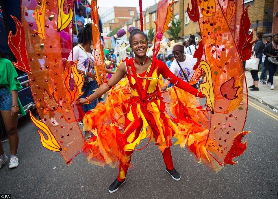  Карнавал в Ноттинг-Хилл: барабаны, яркие краски и эффектные костюмы