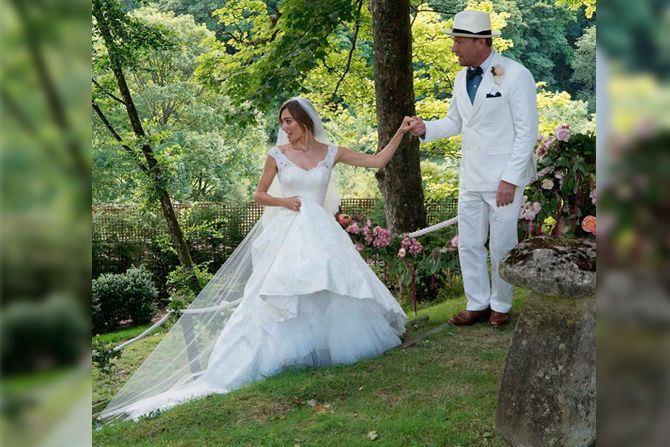 В сети появились трогательные фото со свадьбы Гая Ричи