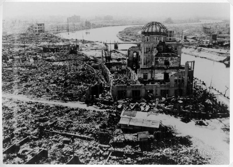 Опубликовано архивное фото Хиросимы после ядерного удара