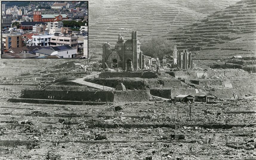 Восставшие из ядерной пыли: Хиросима и Нагасаки тогда и сегодня. Сравнительные снимки