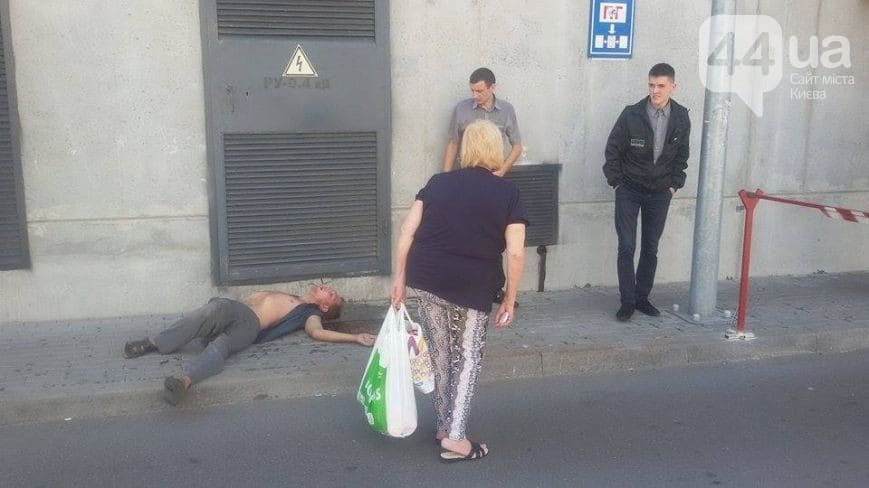 В киевском супермаркете избили вора