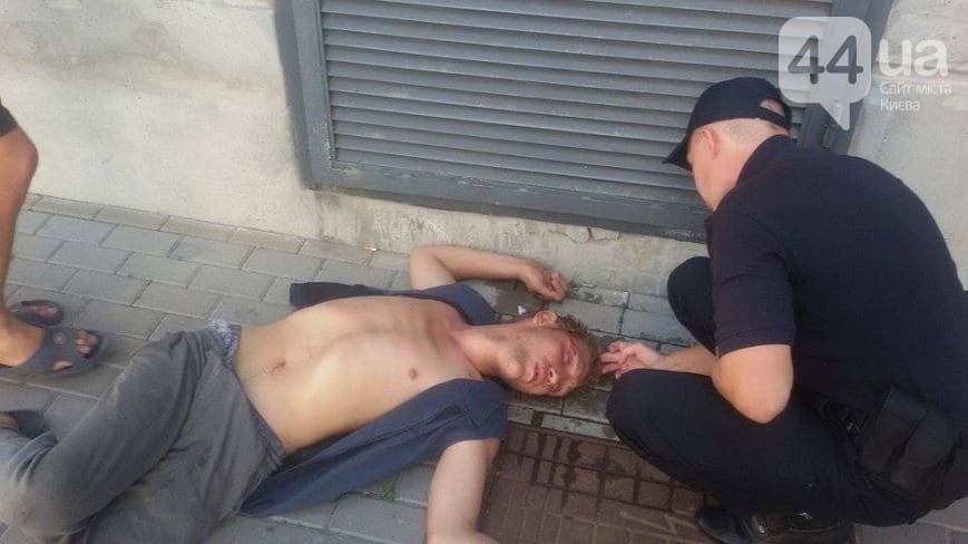 В киевском супермаркете избили вора