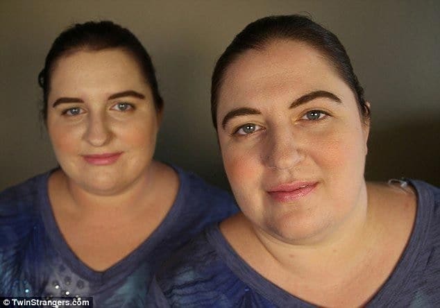 33-летння американка нашла своего двойника моложе на 10 лет: поразительное сходство