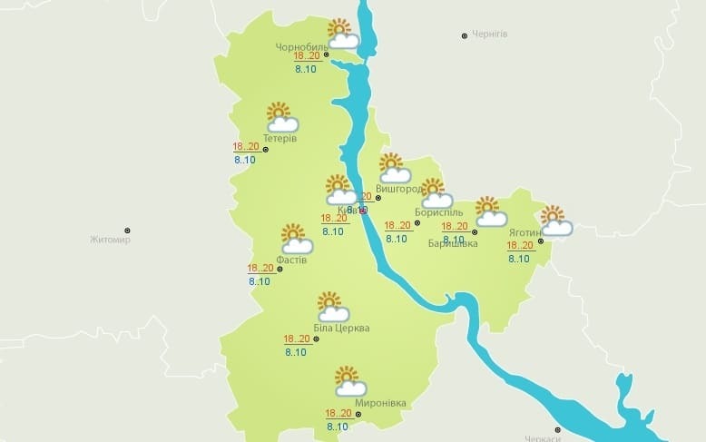 До Києва повернулося тепло: якою буде погода на вихідні