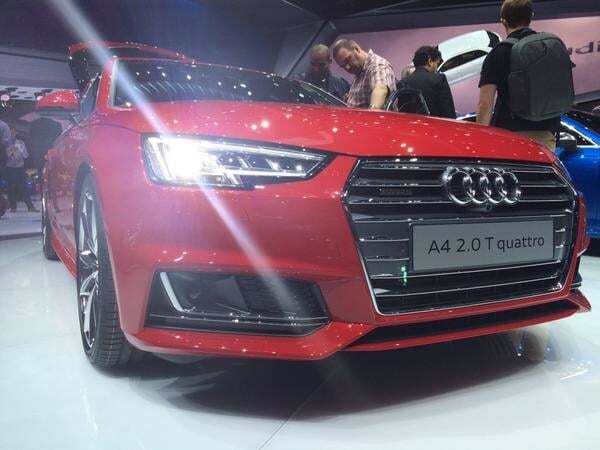 Франкфуртский автосалон: Audi представил А4 пятого поколения