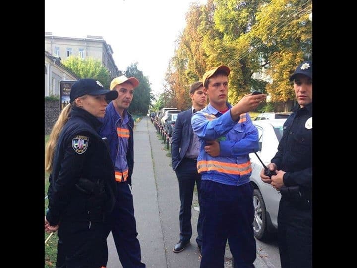 У Києві поліція затримала агресивного паркувальника