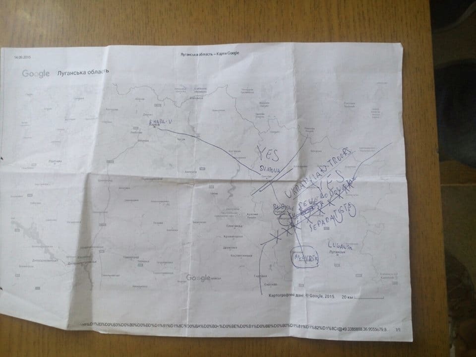 У Зоні АТО затримали італійця, який приїхав рятувати Донбас від України: фотофакт