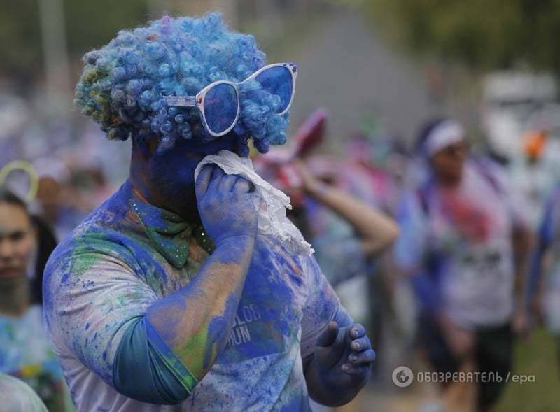 Добавь в жизнь яркие краски! Как в Йоханнесбурге прошел Color Run: веселые фото