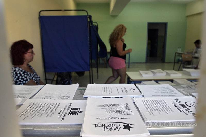 В Греции закрылись избирательные участки: данные экзит-поллов