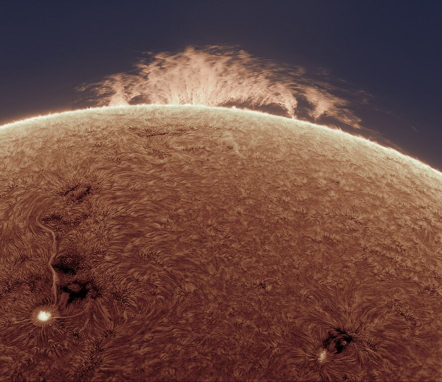 NASA напугало жуткое фото Солнца за "живой изгородью"