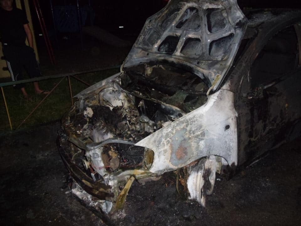 В Киеве в выходные горели пять автомобилей
