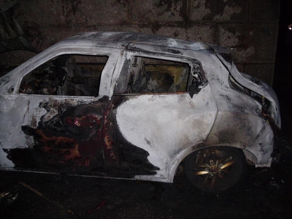 У Києві у вихідні горіли п'ять автомобілів