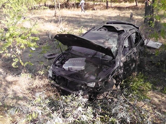 Toyota розбилася вщент на Кіровоградщині: фото з місця ДТП