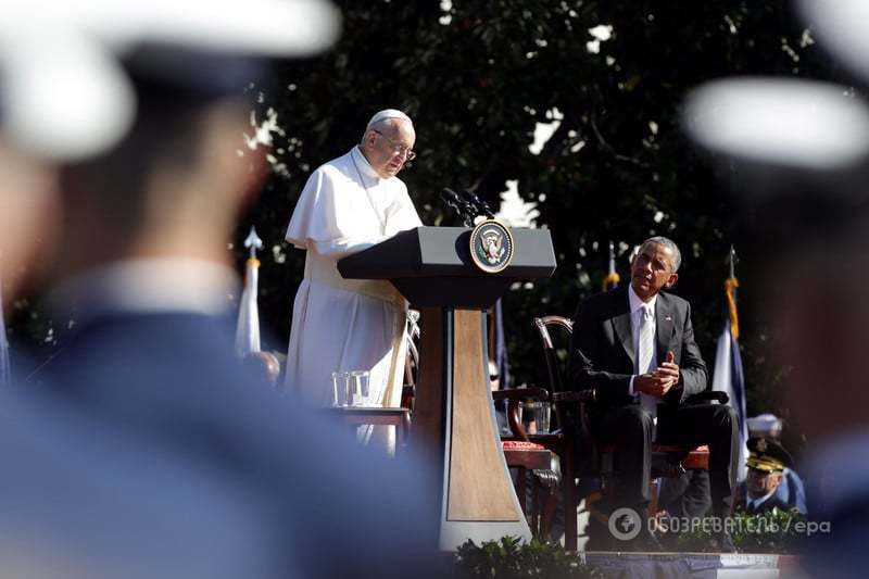 Как творится история: Папа Франциск прилетел в Нью-Йорк для выступления в ООН
