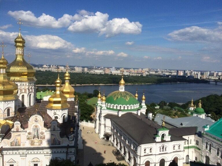 У мережі з'явилися фото Києво-Печерської лаври з висоти пташиного польоту