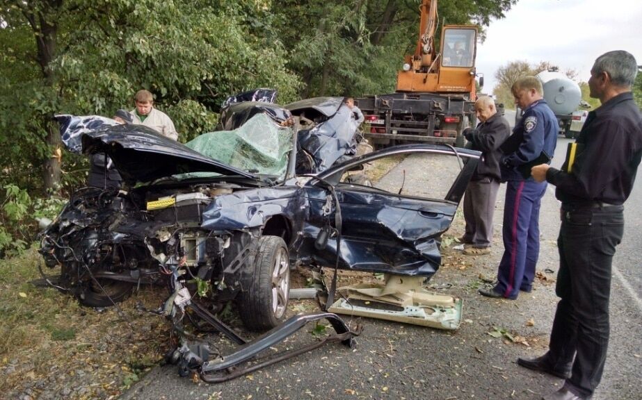 На Черкасщине Jaguar разбился вдребезги: четверо погибли. Фото с места ДТП