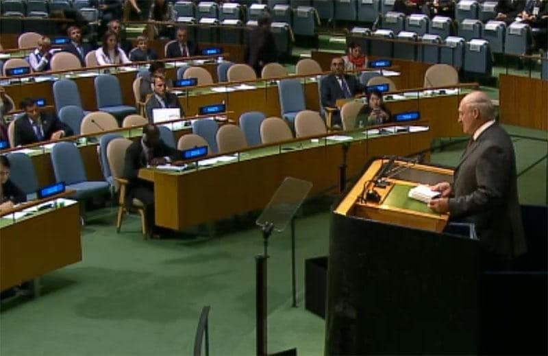Юний дипломат? Лукашенко привів на Генасамблею ООН свого малолітнього сина: фото- і відеофакт
