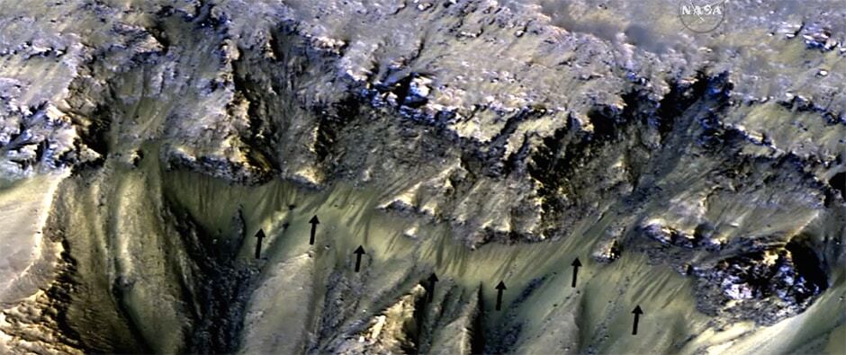 Як шукали воду на Марсі: опубліковані фото