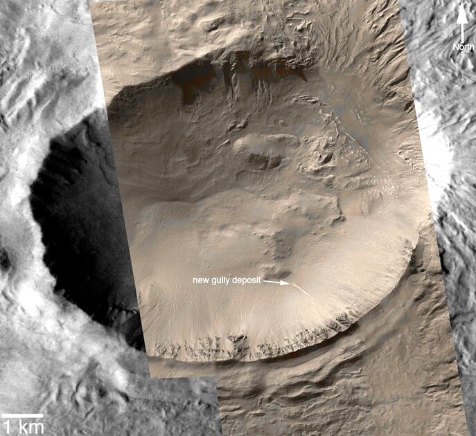 Как искали воду на Марсе: опубликованы фото
